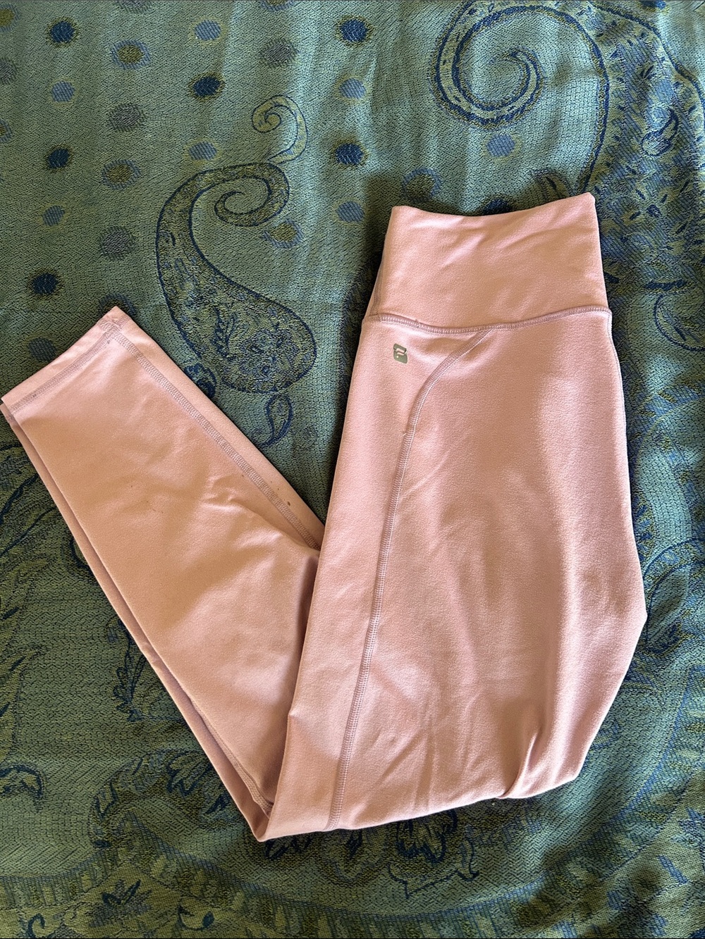 Fabletics 7/8th Skinny Blush Pink High-Waist Leggings